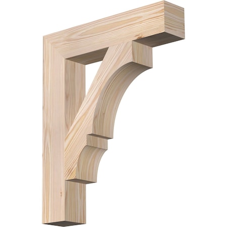 Ekena Millwork Balboa Block Smooth Bracket, Douglas Fir, 3 1/2"W x 18"D x 22"H BKT04X18X22BOA05SDF